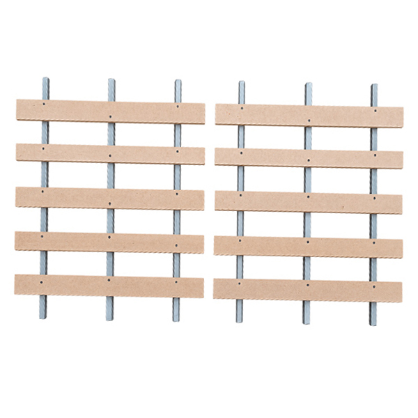 کفی تخت mdf پایه فلزی دو تیکه base26